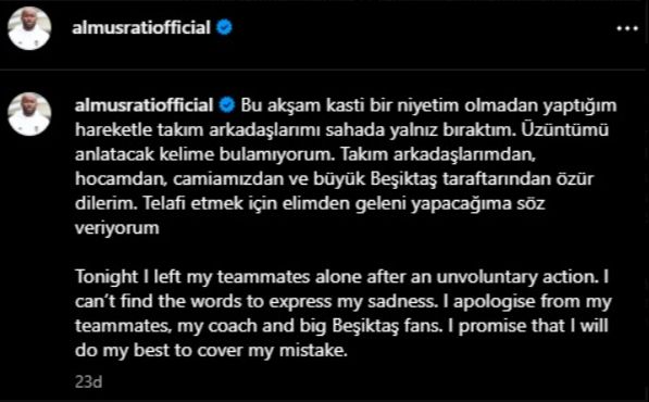 Beşiktaş, Fenerbahçe derbisi sonrası harekete geçti! Al Musrati'nin kırmızısı sonrası suç duyurusu - 2. Resim