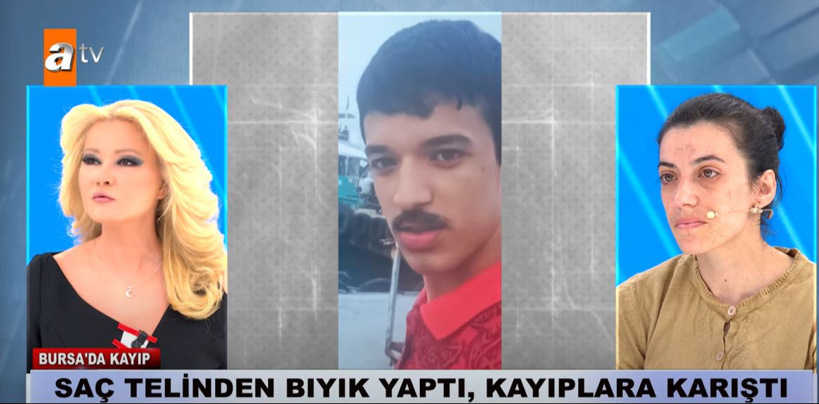 Müge Anlı, kayıp Kaan Çam’ın peşine düştü! Saçlarından bıyık yaptı, ‘Farah Zeynep Abdullah benim sevgilim’ diye dolaşıyor - 1. Resim