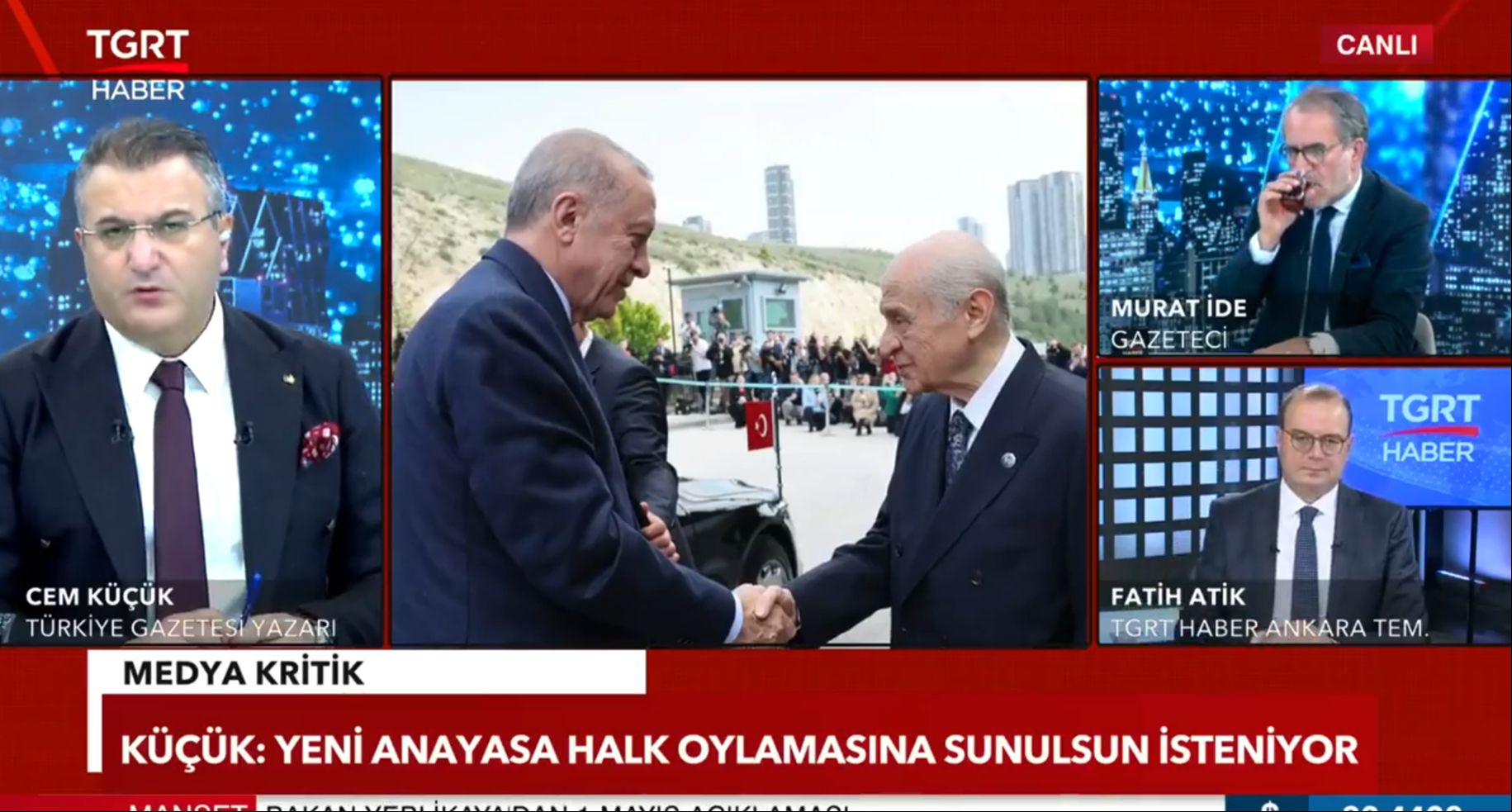 Türkiye Gazetesi yazarı Cem Küçük, Erdoğan ile Bahçeli görüşmesinin perde arkasını anlattı - 1. Resim