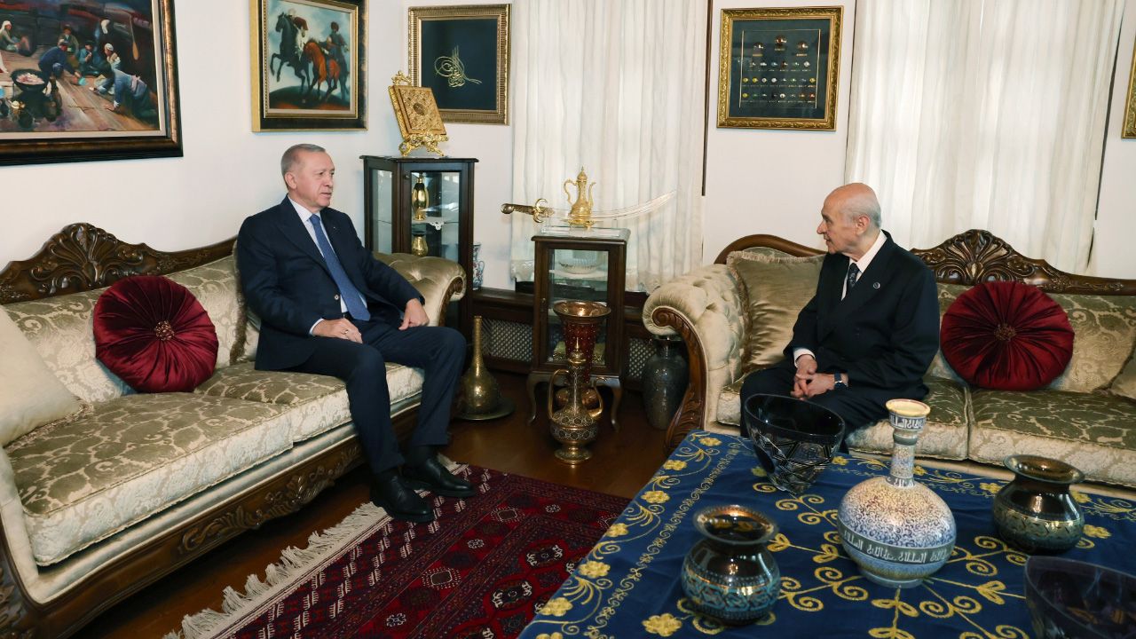 Yerel seçim sonrası ilk yüz yüze görüşme! Bahçeli, Cumhurbaşkanı Erdoğan'ı ağırlıyor - 2. Resim