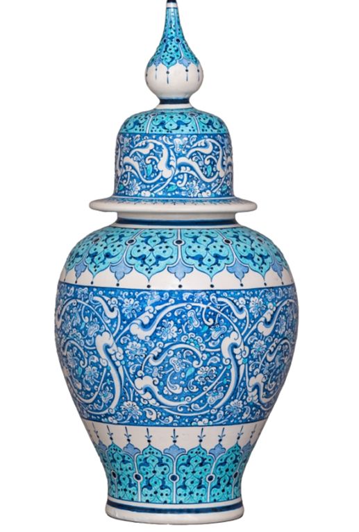 Mavinin hayranıyım! İlkokul gezisinde gördüğü çini sanatı için yarım asırdır çalışıyor Mavinin hayranıyım! İlkokul gezisinde gördüğü çini sanatı için yarım asırdır çalışıyor - 2. Resim