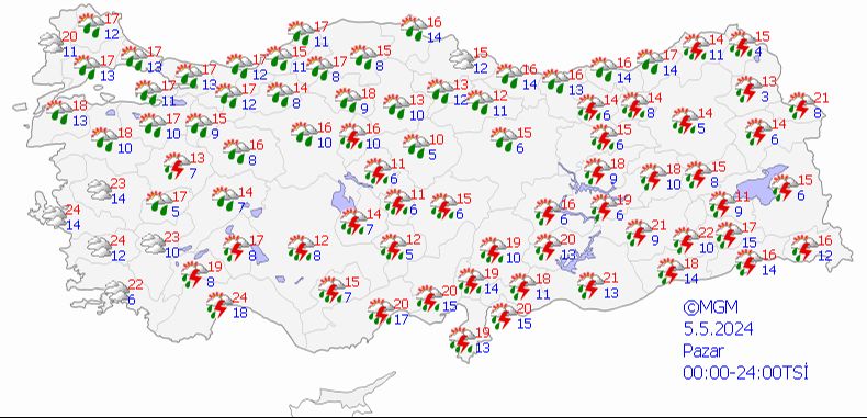 Meteoroloji'den son dakika yağış uyarısı! 15 kent için 'sarı alarm' Meteoroloji'den son dakika yağış uyarısı! 15 kent için 'sarı alarm' - 3. Resim
