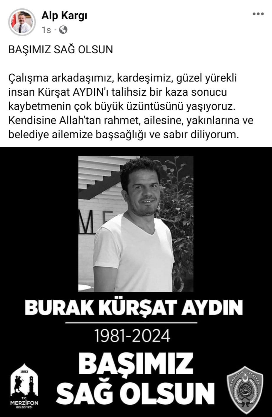 Kahramanmaraş depremlerinin sembollerindendi! Kahraman itfaiyecinin ani ölümü yasa boğdu - 1. Resim