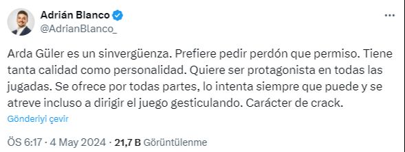 Arda Güler hakkında flaş sözler: 