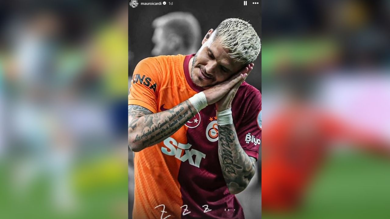 Icardi'den olay paylaşım! Puan kaybı sonrası Fenerbahçe'ye gönderme yaptı - 1. Resim