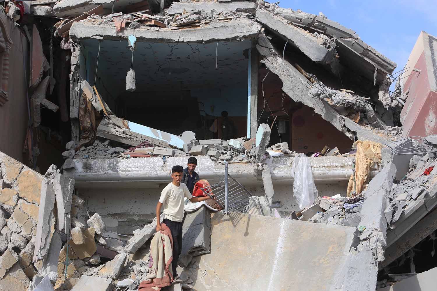 İsrail ordusu Refah'ı boşaltmaya başladı! - 4. Resim