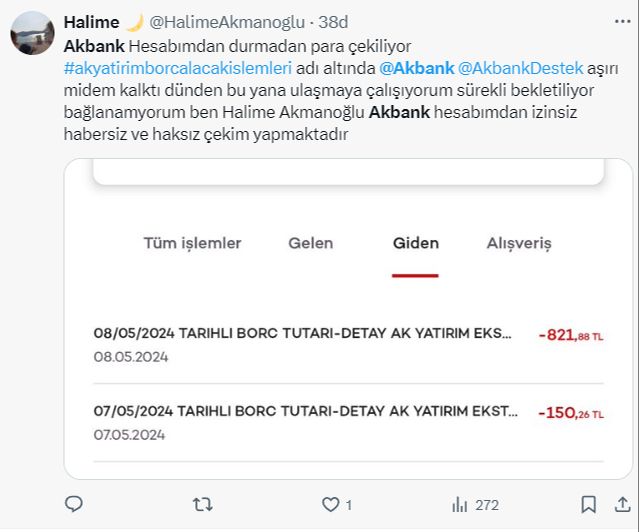Akbank müşterileri şokta! Çok sayıda kişi hesabından habersiz para çekildiğini belirtiyor - 2. Resim