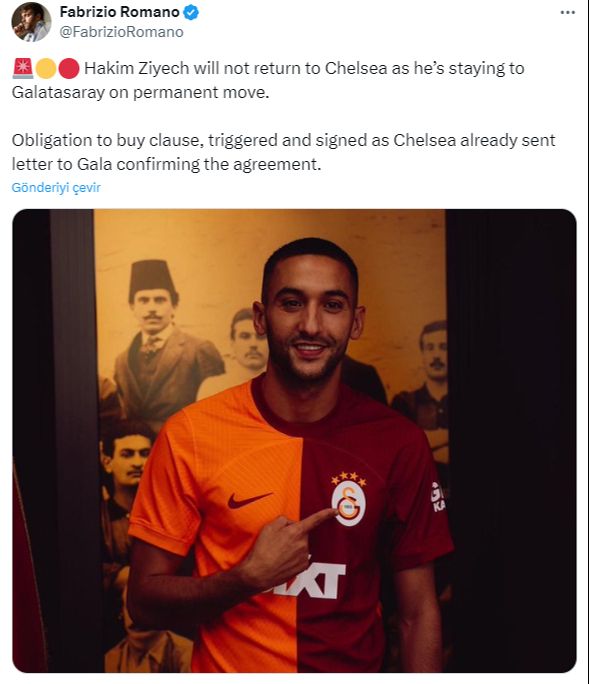 Galatasaray'da Hakim Ziyech gelişmesi! Kalıp, kalmayacağı merak edilen Faslı yıldız için son karar Galatasaray'da Hakim Ziyech gelişmesi! Kalıp, kalmayacağı merak edilen Faslı yıldız için son karar - 1. Resim