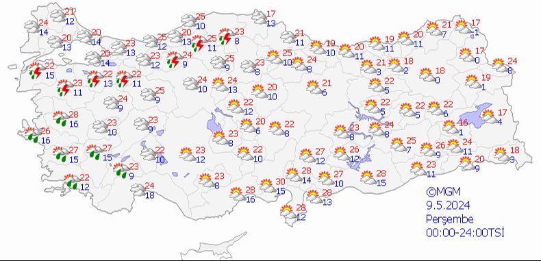 Meteoroloji son tahminini açıkladı! Sağanak cuma günü dönüyor Meteoroloji son tahminini açıkladı! Sağanak cuma günü dönüyor - 2. Resim