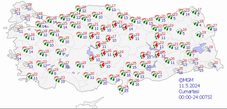 Meteoroloji son tahminini açıkladı! Sağanak cuma günü dönüyor Meteoroloji son tahminini açıkladı! Sağanak cuma günü dönüyor - 4. Resim