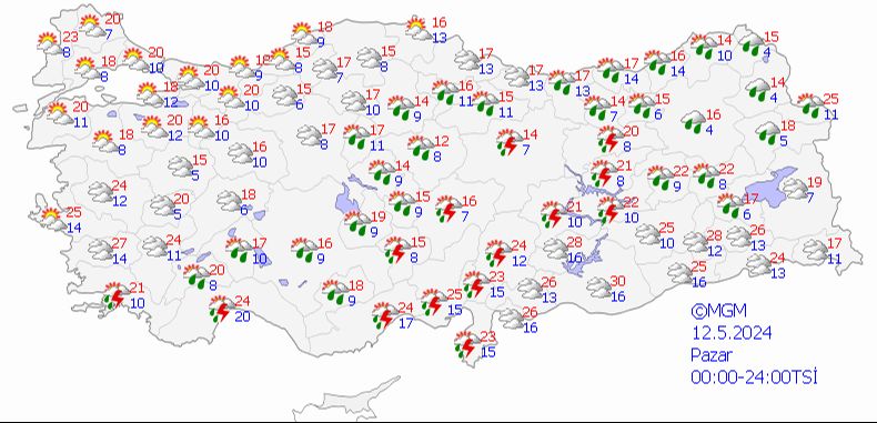 Meteoroloji son tahminini açıkladı! Sağanak cuma günü dönüyor Meteoroloji son tahminini açıkladı! Sağanak cuma günü dönüyor - 5. Resim