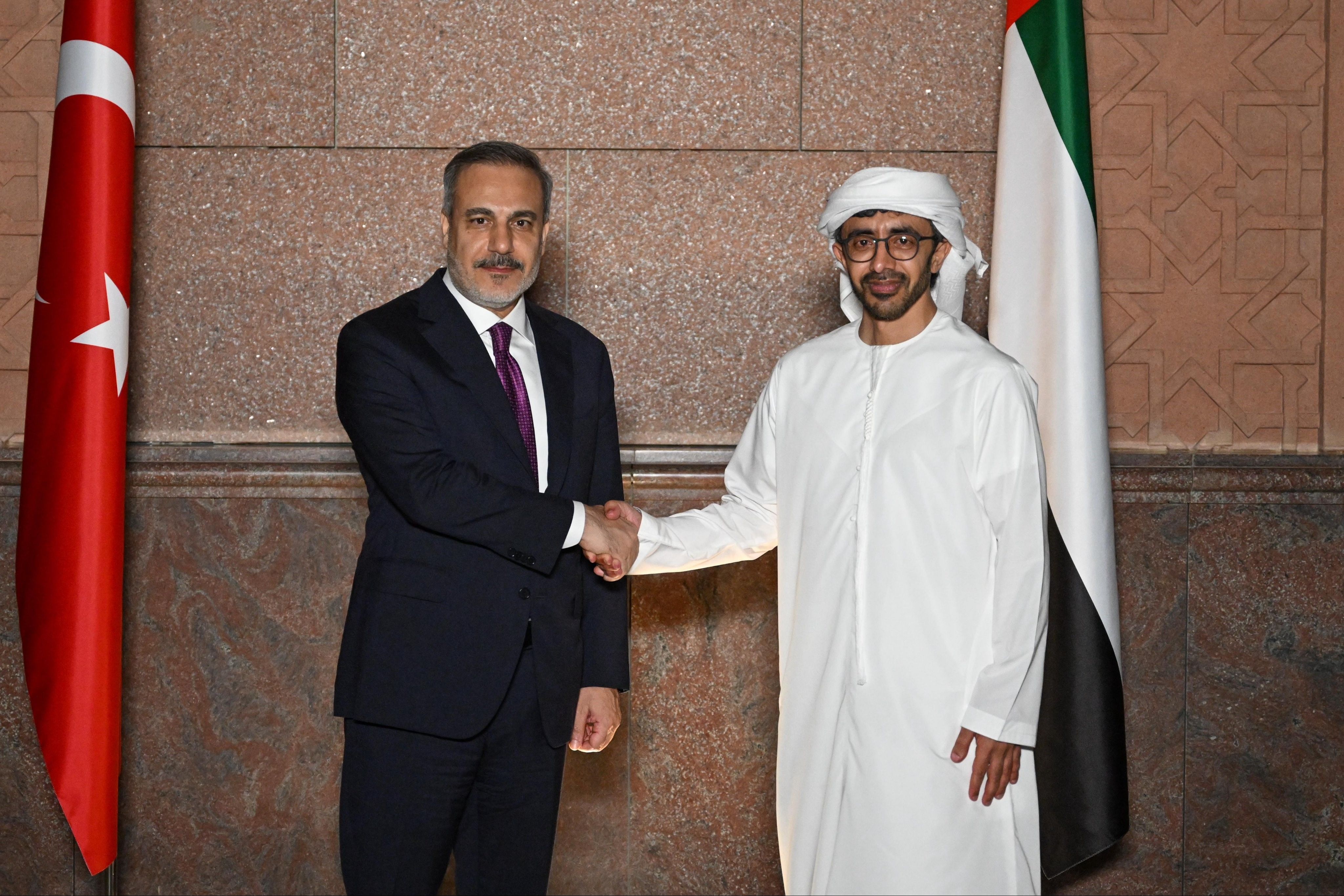 Bakan Fidan, BAE'li mevkidaşıyla görüştü - 1. Resim