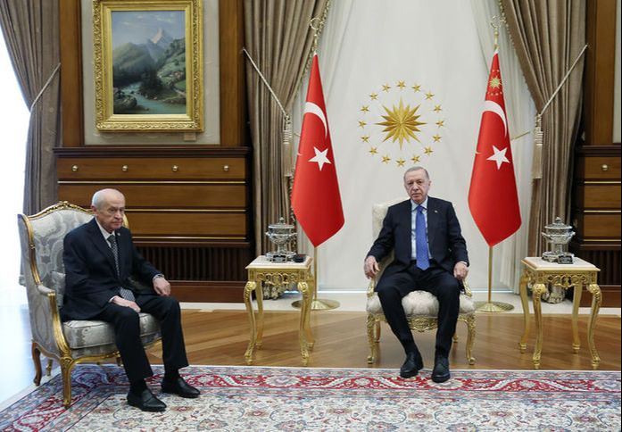 Cumhurbaşkanı Erdoğan ve Devlet Bahçeli görüşmesi bitti Cumhurbaşkanı Erdoğan ve Devlet Bahçeli görüşmesi bitti - 1. Resim