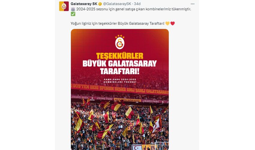 Galatasaray'dan tarihi geçen rekor! Sadece 15 saniye sürdü! Taraftarlar isyan etti - 1. Resim