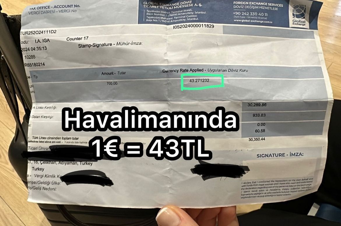 Havalimanında dövizde tefeci tarifesi! Tezgahı kurmuşlar, 1.000 avroda 10 bin lira fark çıkıyor Havalimanında dövizde tefeci tarifesi! Tezgahı kurmuşlar, 1.000 avroda 10 bin lira fark çıkıyor - 1. Resim