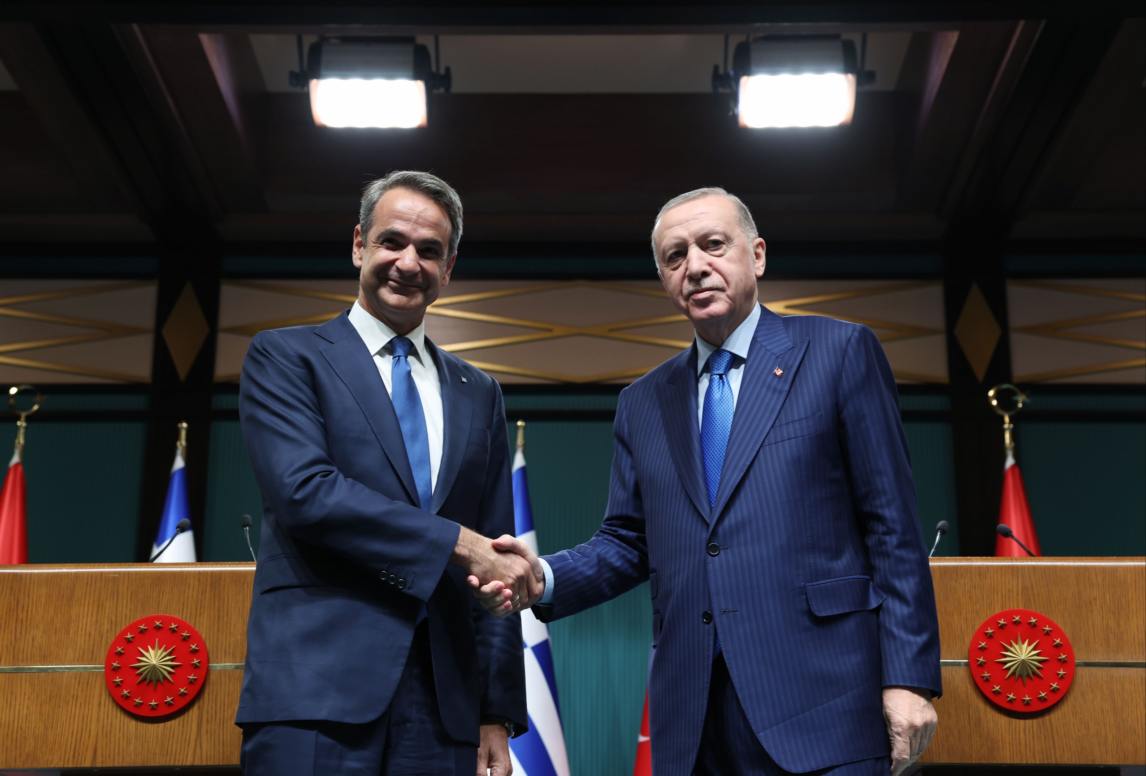 Erdoğan'dan Miçotakis'le teröre karşı ortak mücadele vurgusu: Bölgemizin geleceğine dair mutabıkız Erdoğan'dan Miçotakis'le teröre karşı ortak mücadele vurgusu: Bölgemizin geleceğine dair mutabıkız - 4. Resim