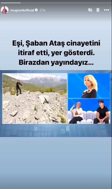 Müge Anlı'da Emine Ataş ile Burhanettin Öztürk'ün Şaban Ataş'ı nasıl öldürdüklerini itiraf ettiği kısım yeni bölümde yayınlandı Müge Anlı'da Emine Ataş ile Burhanettin Öztürk'ün Şaban Ataş'ı nasıl öldürdüklerini anlattığı bölüm canlı yayınlanmadı - 1. Resim