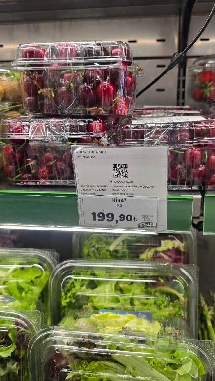 Tarlada 35, markette 200 lira! Kirazdaki fiyat değişimi düşündürücü Tarlada 35, markette 200 lira! Kirazdaki fiyat değişimi düşündürücü - 4. Resim