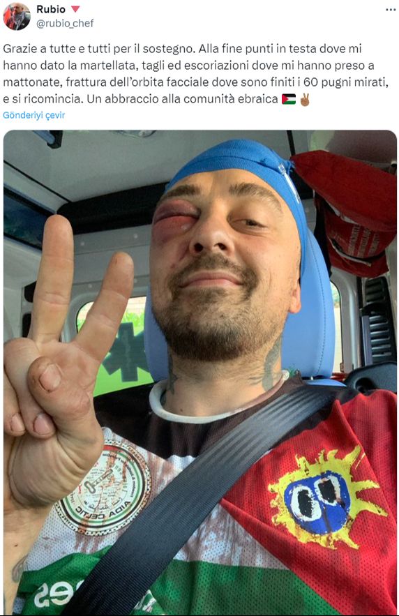 Filistin'i destekledi diye... Ünlü İtalyan şefe siyonist saldırı! - 1. Resim