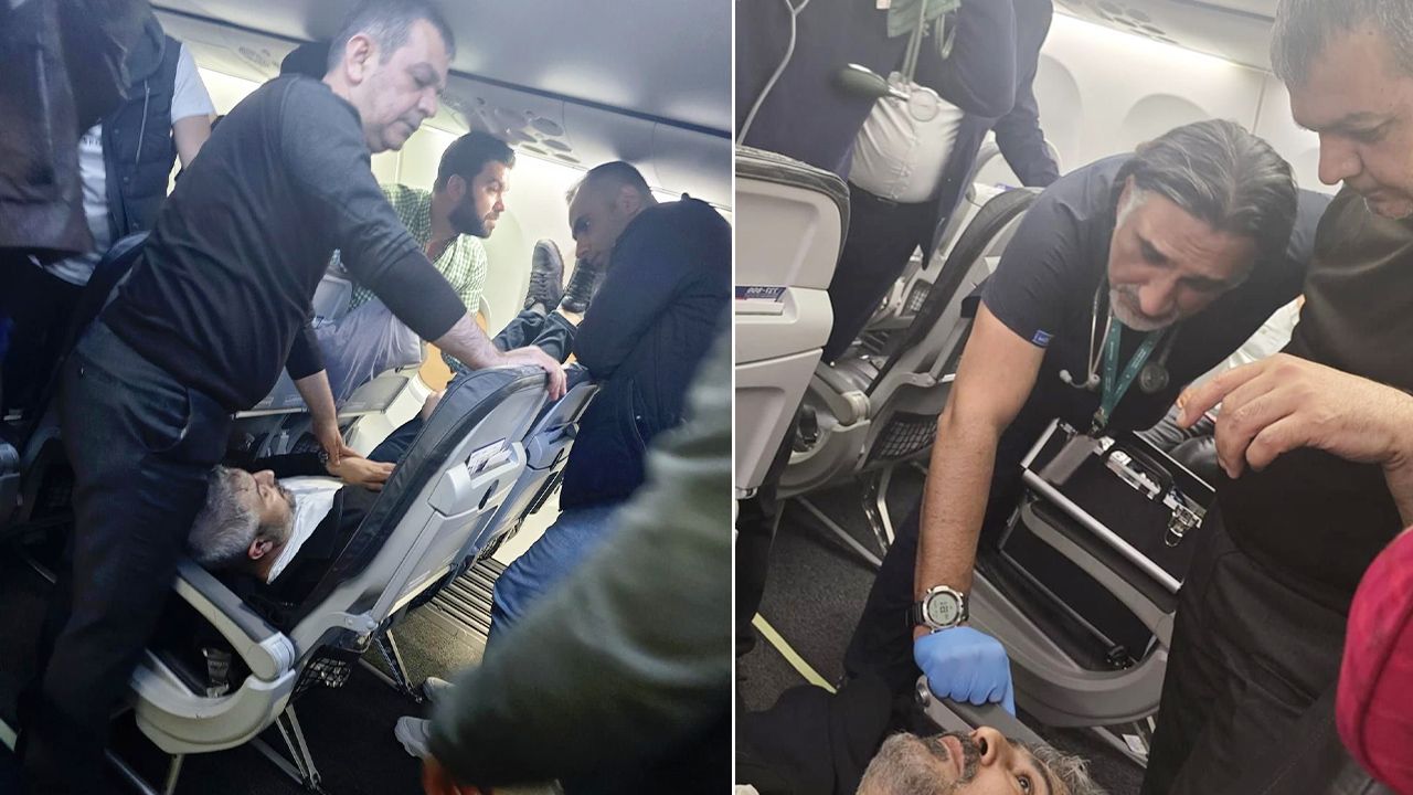 AK Parti Milletvekili Erol Keleş, uçakta kalbi duran hastayı hayata döndürdü