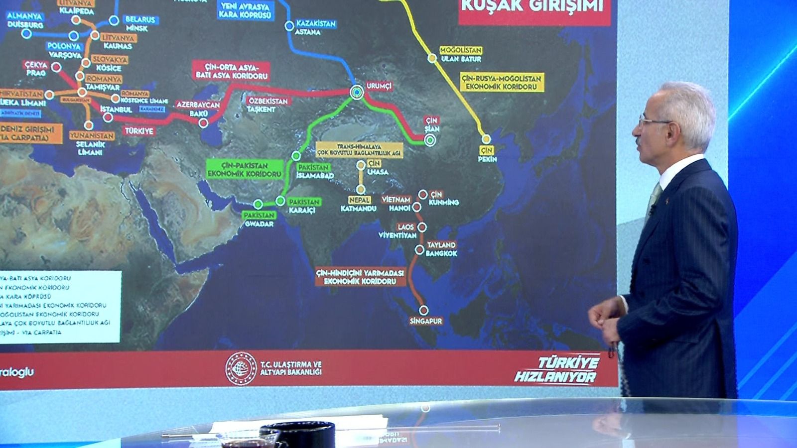 Ulaştırma Bakanı Uraloğlu Kalkınma Yolu ve Zengezur Koridoru için tarih verdi Ulaştırma Bakanı Uraloğlu'ndan canlı yayında önemli açıklamalar - 3. Resim