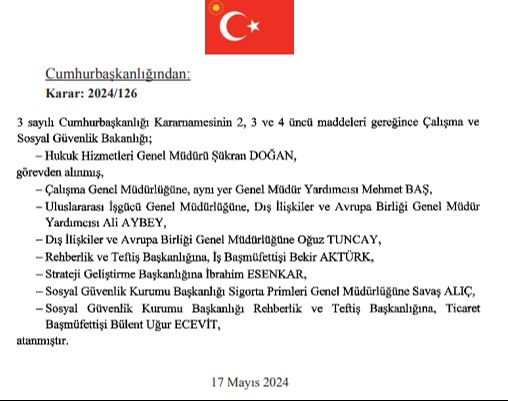 Cumhurbaşkanı Erdoğan'dan yeni atama ve görevden alma kararı Cumhurbaşkanı Erdoğan'dan yeni atama ve görevden alma kararı - 4. Resim