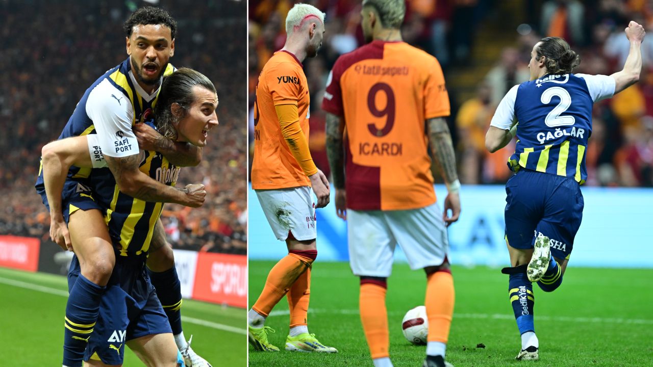 Şampiyonluk son hafta belli olacak! Fenerbahçe, Galatasaray&#039;ı deplasmanda devirdi