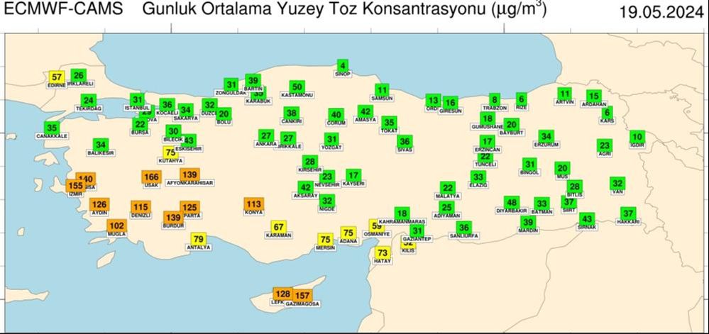 İzmir'i çöl tozu kapladı! Arabalara resmen çamur yağdı İzmir'i çöl tozu kapladı! Arabalara resmen çamur yağdı - 3. Resim