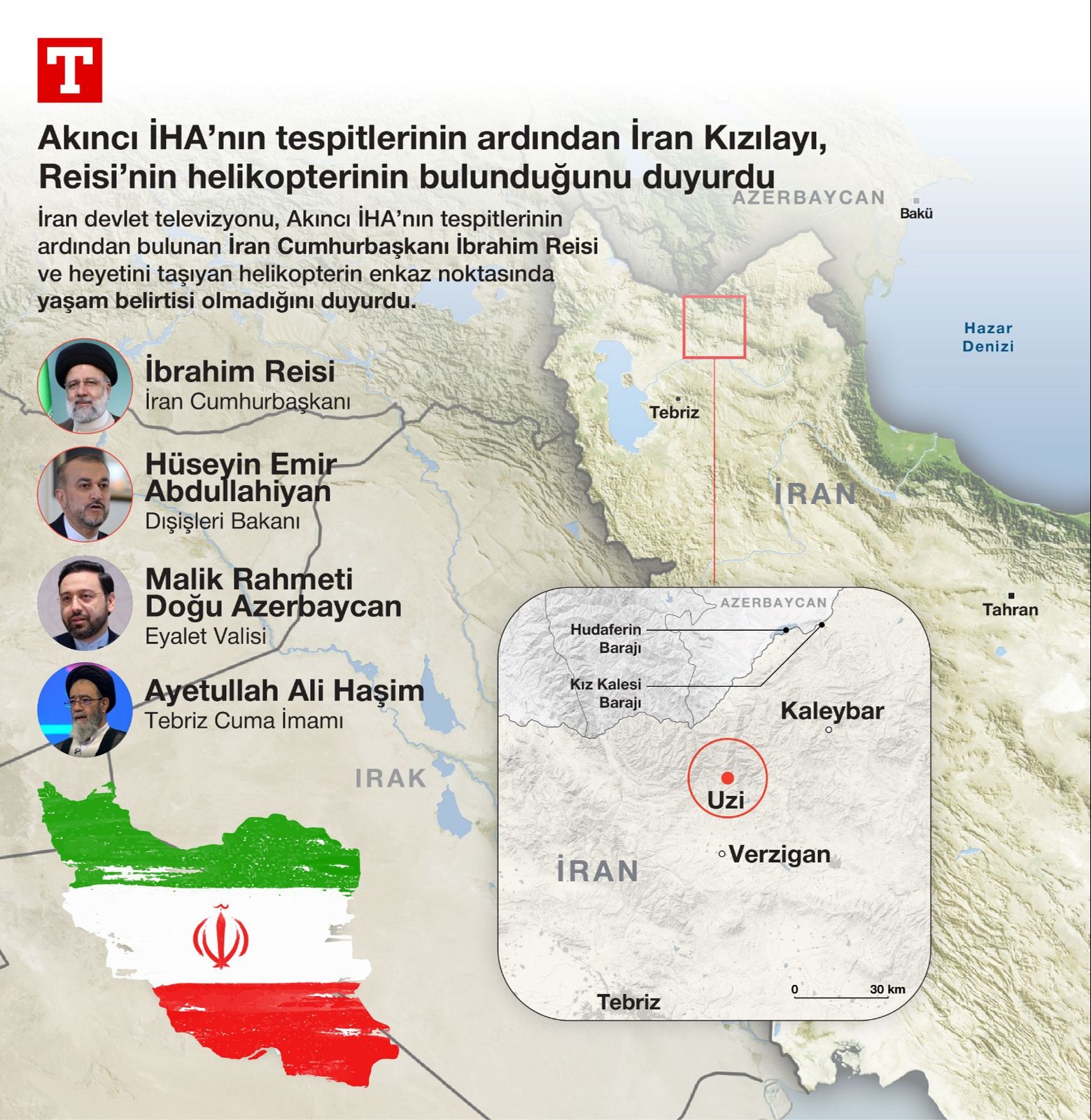 Reisi dahil beraberindeki heyetten kurtulan yok! İşte enkazdan en net görüntü Düşen helikopterin enkazı bulundu! Reisi dahil beraberindeki heyetten kurtulan yok - 4. Resim