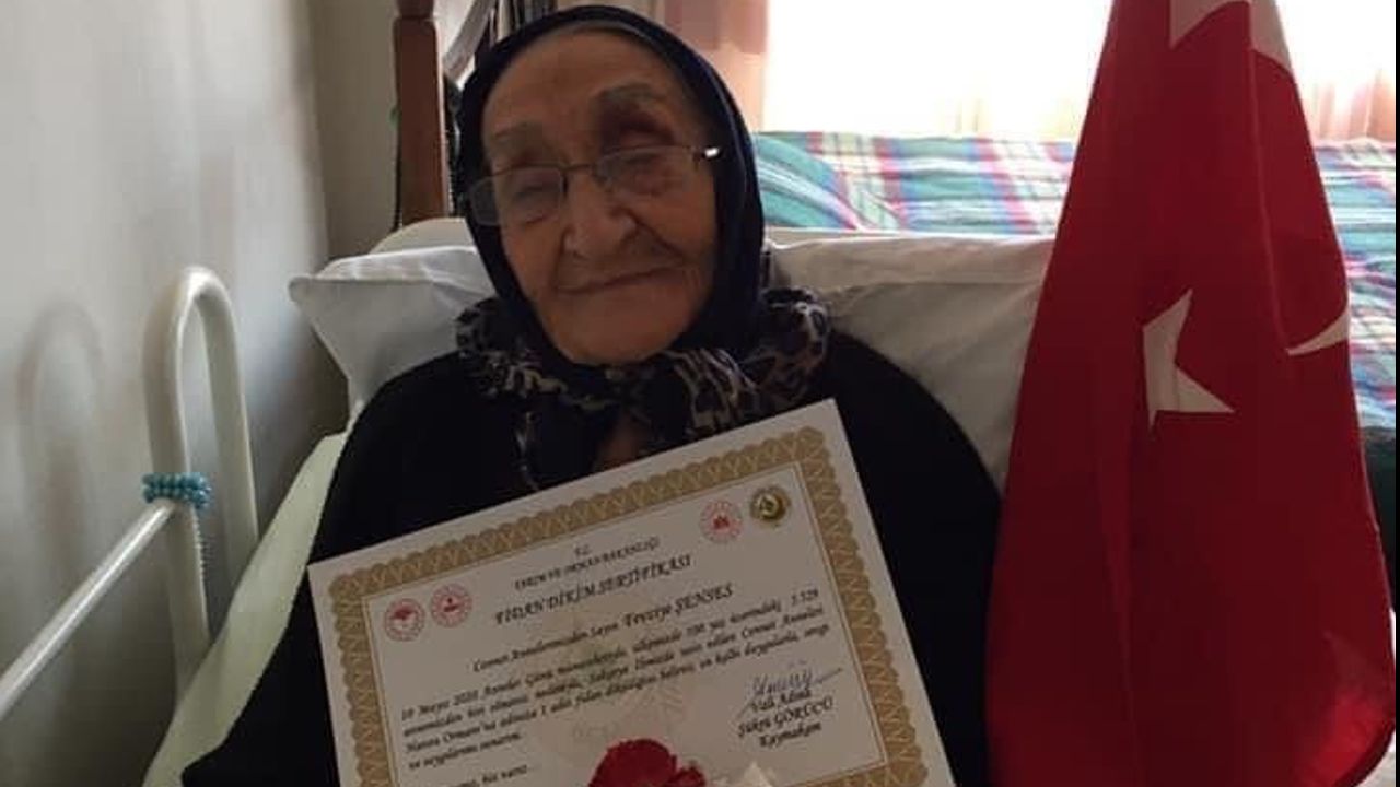 Fevziye Şenses 106 yaşında hayatını kaybetti