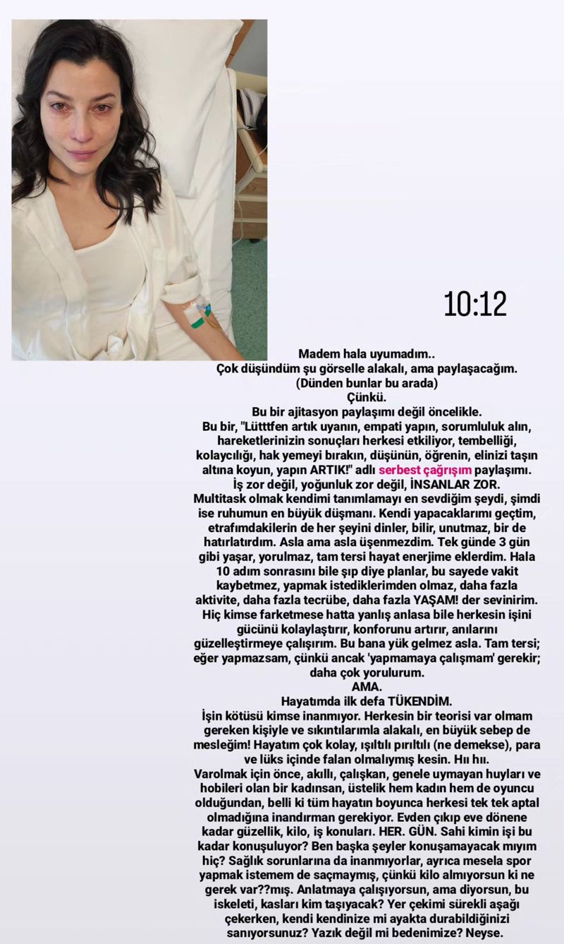 Kızılcık Şerbeti oyuncusu Müjde Uzman ‘Tükendim’ diyerek isyan etti, paylaşımlarıyla sevenlerini korkuttu - 3. Resim