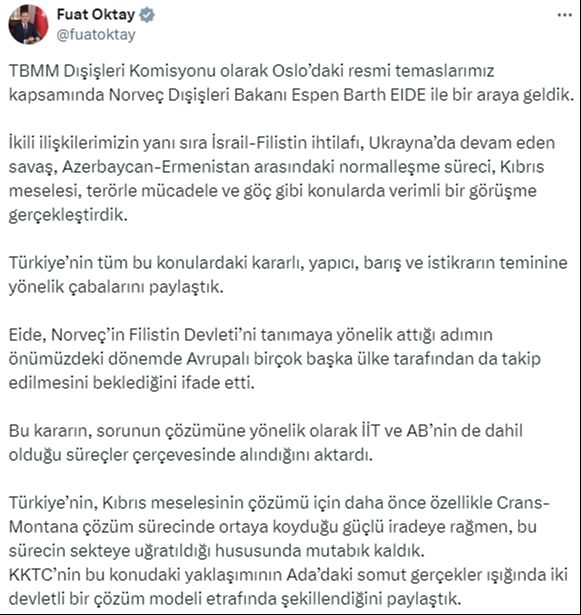 Oslo'da gündem Türkiye! PKK ve FETÖ ile mücadele mesajı - 3. Resim