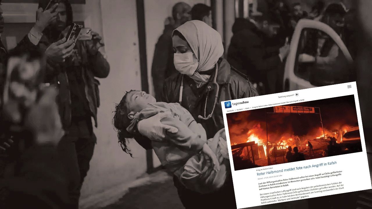 Alman medyasından utanç verici paylaşım! İsrail’in katliamını çarpıttılar: Terör operasyonu algısı…