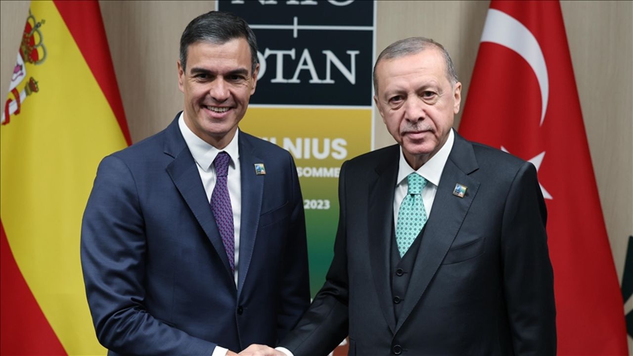 Cumhurbaşkanı Erdoğan, İspanya Başbakanı Pedro ile görüştü