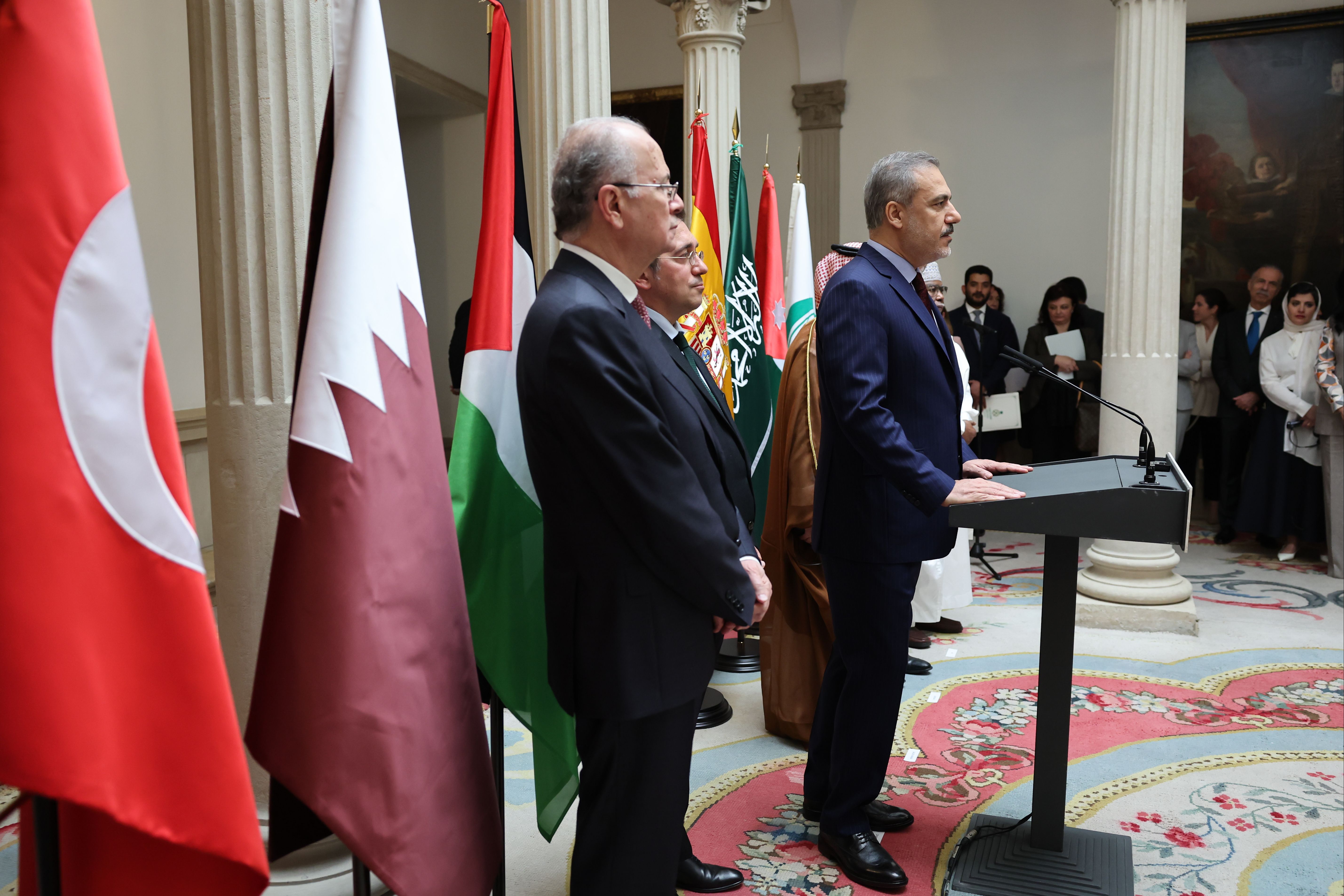 Dışişleri Bakanı Hakan Fidan'dan Avrupa'ya İspanya'yı örnek alın çağrısı: Filistin'i devlet olarak tanıyın - 1. Resim