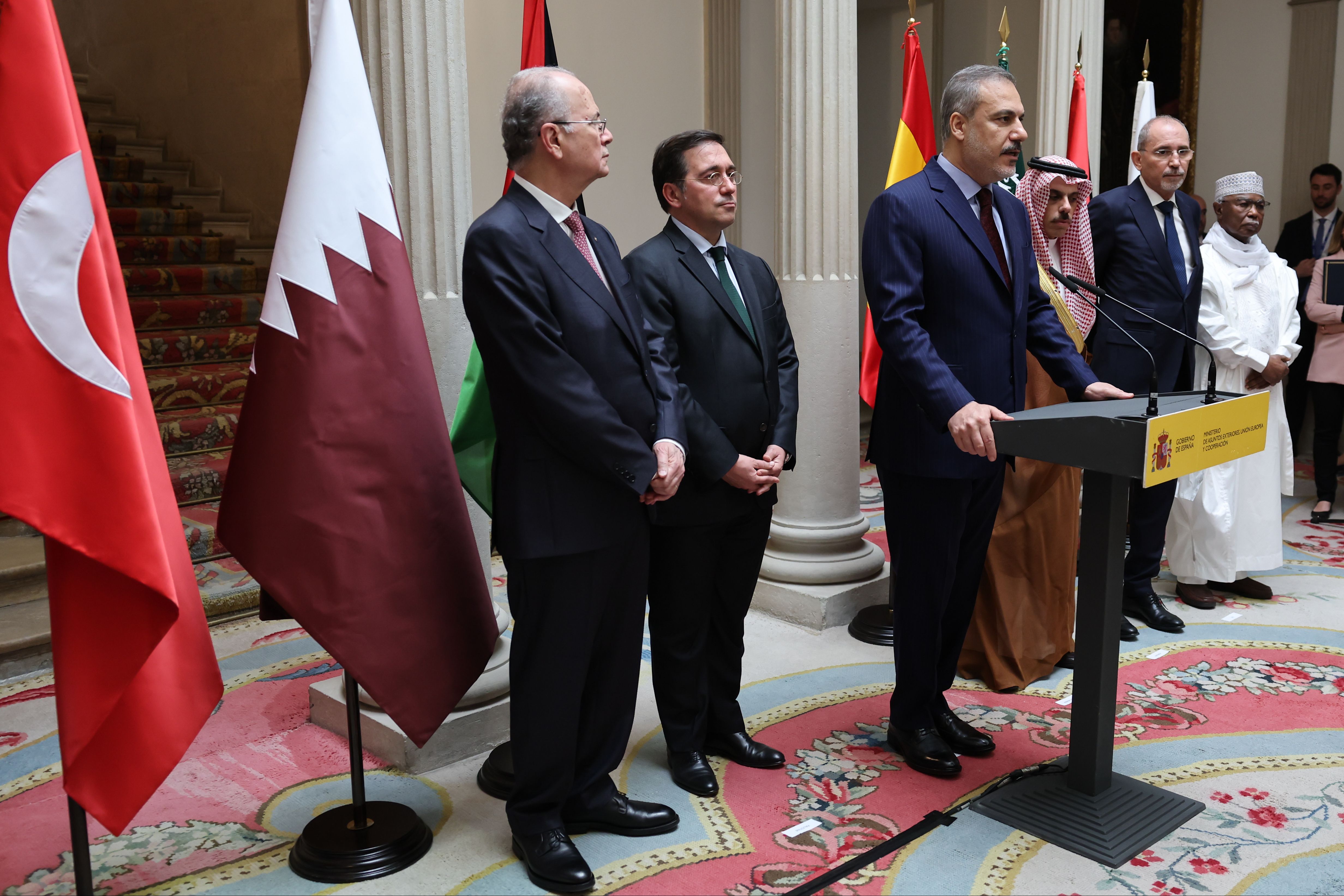 Dışişleri Bakanı Hakan Fidan'dan Avrupa'ya İspanya'yı örnek alın çağrısı: Filistin'i devlet olarak tanıyın - 2. Resim