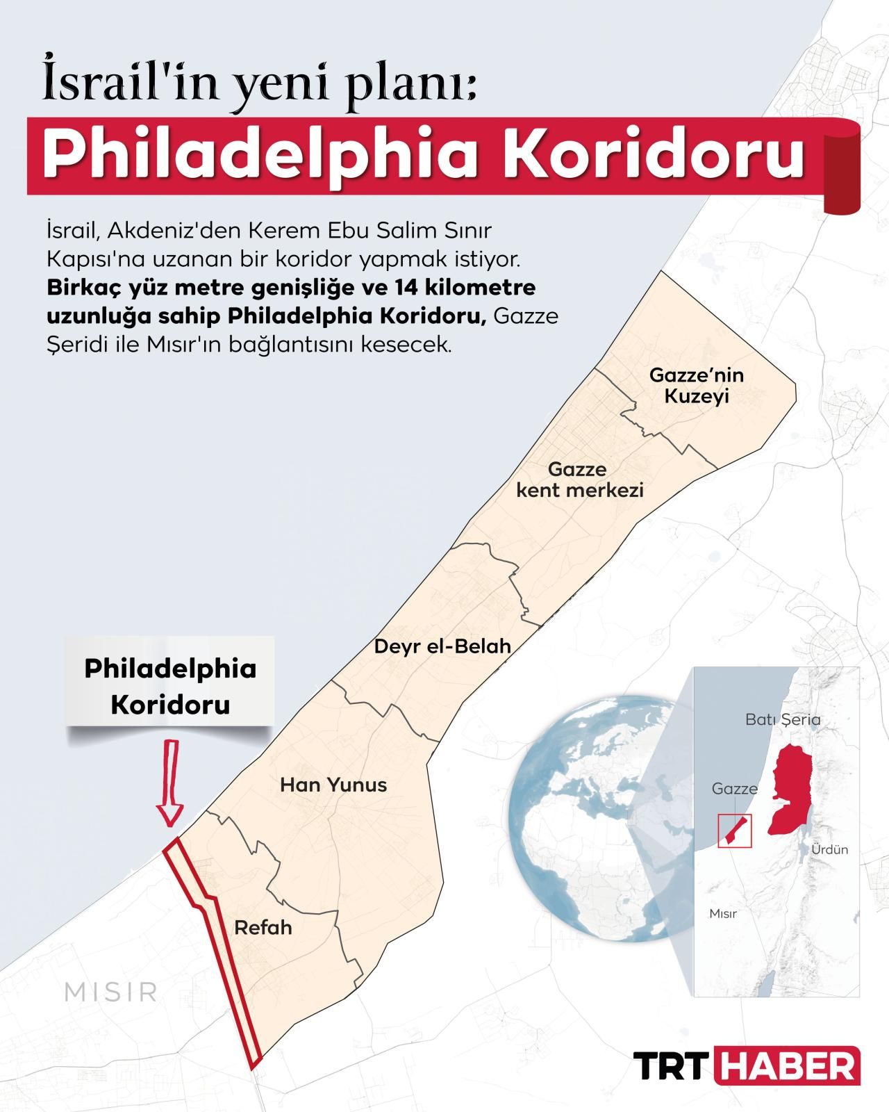Gazze'nin dış dünya ile bağı kesildi! İsrail Philadelphia Koridoru'nu ele geçirdi Gazze'nin dış dünya ile bağı kesildi! İsrail Philadelphia Koridoru'nu ele geçirdi - 1. Resim