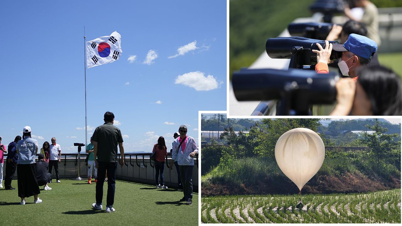 Kuzey Kore 90 balonla harekete geçti, Güney Kore&#039;de alarm verildi!