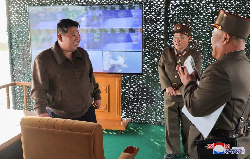 Kuzey Kore’den “güç gösterisi” tatbikatı! Kim Jong-un düşmanlarına meydan okudu - 1. Resim