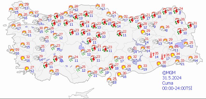 Meteoroloji 11 il için sarı kod verdi! Gök gürültülü sağanak geliyor Meteoroloji 11 il için sarı kod verdi! Gök gürültülü sağanak geliyor - 1. Resim