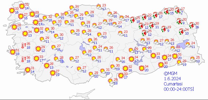 Meteoroloji'den hafta sonu uyarısı! Sağanak gidiyor, kavurucu sıcaklar geliyor - 1. Resim