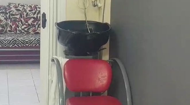 Öyle bir yerden çıktı ki! Kuaförde yılan paniği - 1. Resim