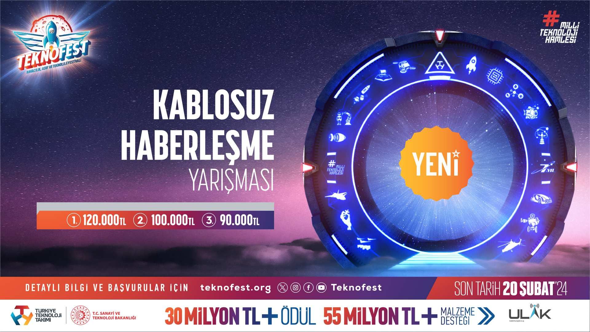 TEKNOFEST'te bu yıl kablosuz haberleşme yarışması yapılacak! TEKNOFEST'te bu yıl kablosuz haberleşme yarışması yapılacak! - 1. Resim