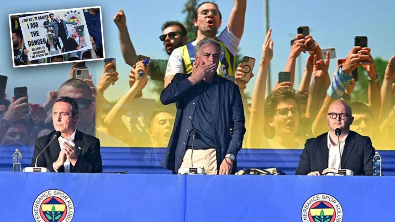 Fenerbahçe, Jose Mourinho için imza töreni düzenledi! &#039;Forma artık derimin bir parçası&#039;