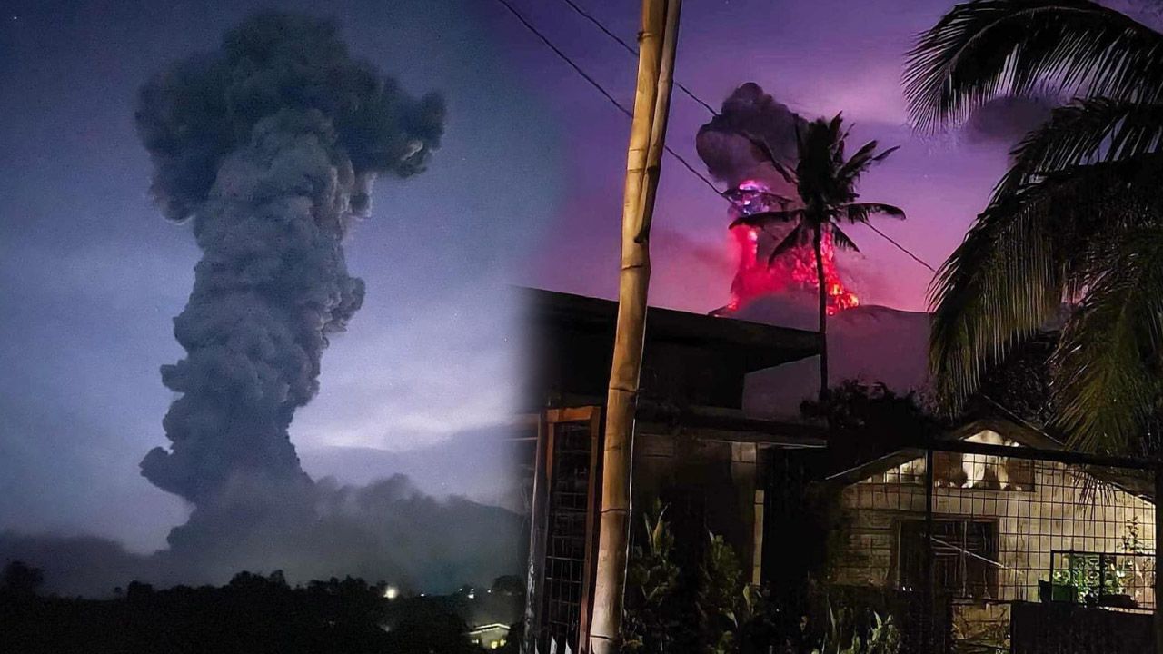 Filipinler’deki Kanlaon Yanardağı’nda patlama