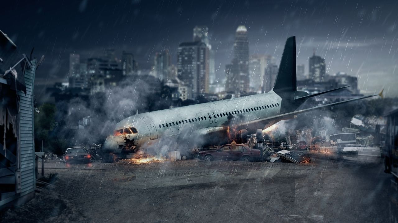 Kaza kırım, uçağın tekrar onarılabilecek düzeyde hasar görmesidir - 1. Resim