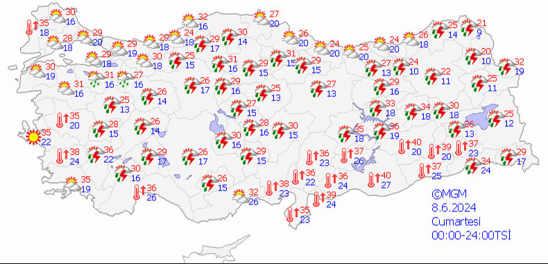 Bu hafta eriyeceğiz! Meteoroloji paylaştı: Hava sıcaklıkları ne kadar artıyor? İşte 5 günlük haritalı tahminler - 4. Resim