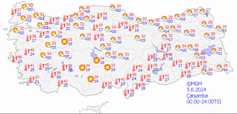 Bu hafta eriyeceğiz! Meteoroloji paylaştı: Hava sıcaklıkları ne kadar artıyor? İşte 5 günlük haritalı tahminler - 1. Resim