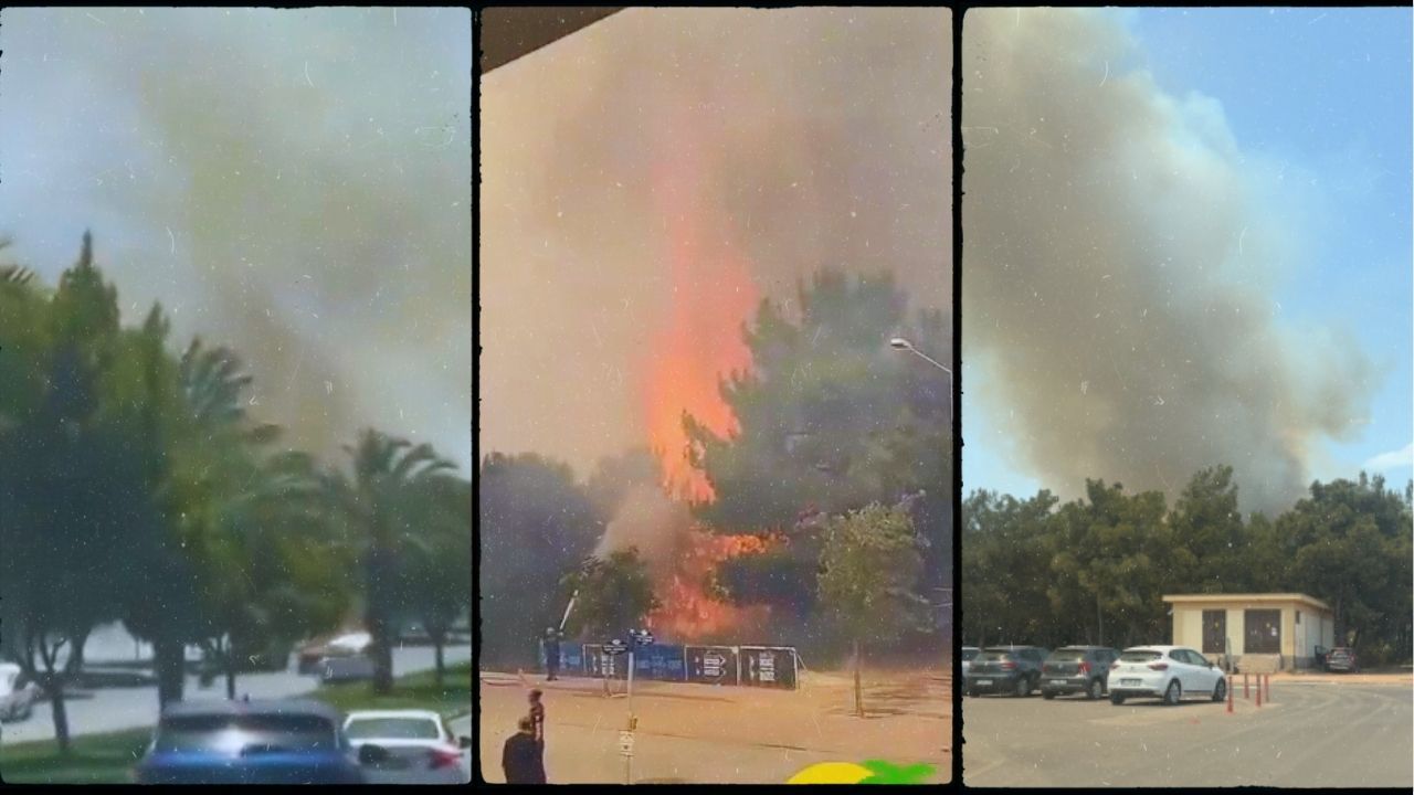 Antalya Konyaaltı'nda orman yangını çıktı! Yerleşim yerlerine çok yakın