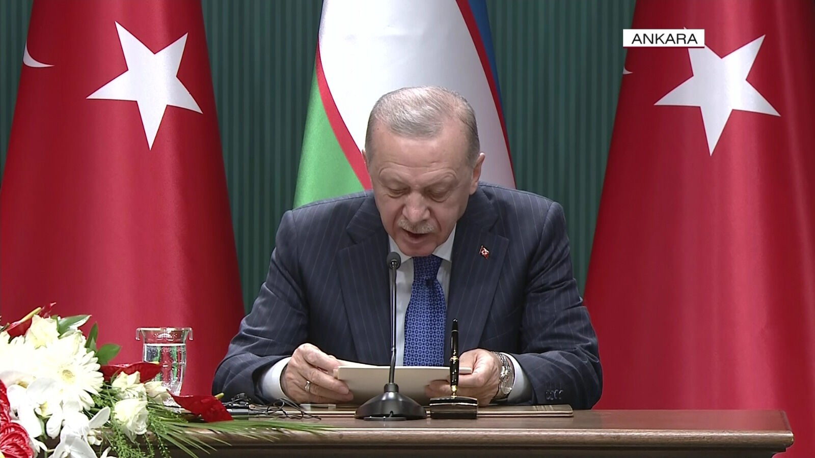 Erdoğan'dan Özbekistan lideri ile ortak Gazze çağrısı: 